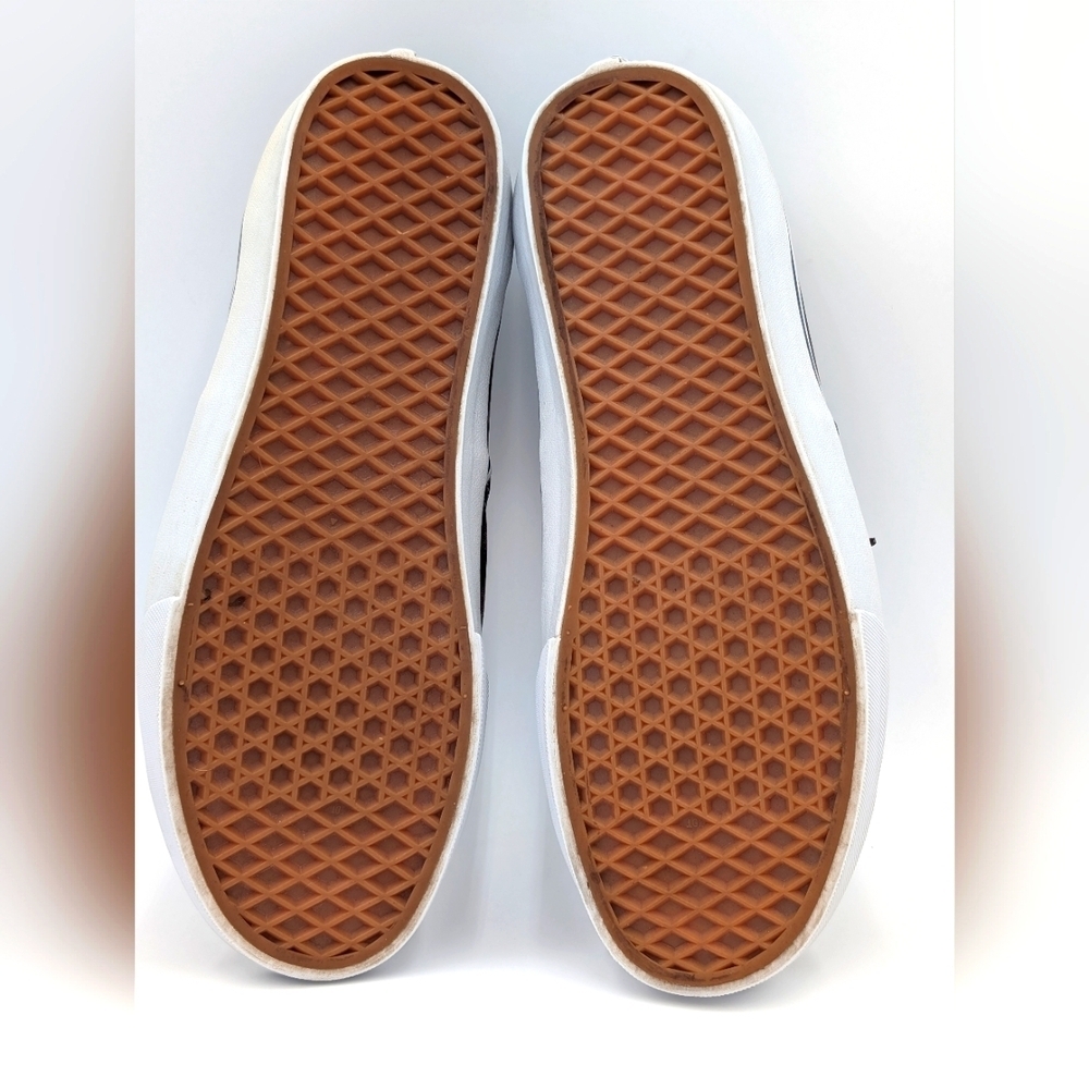 Vans Doren Red and Black Checkerboard With Checkered Shoelaces Men 10.5 Women 12 - Picture 15 of 17